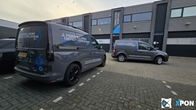 Wagenpark belettering Koppelaar Dienstverlening