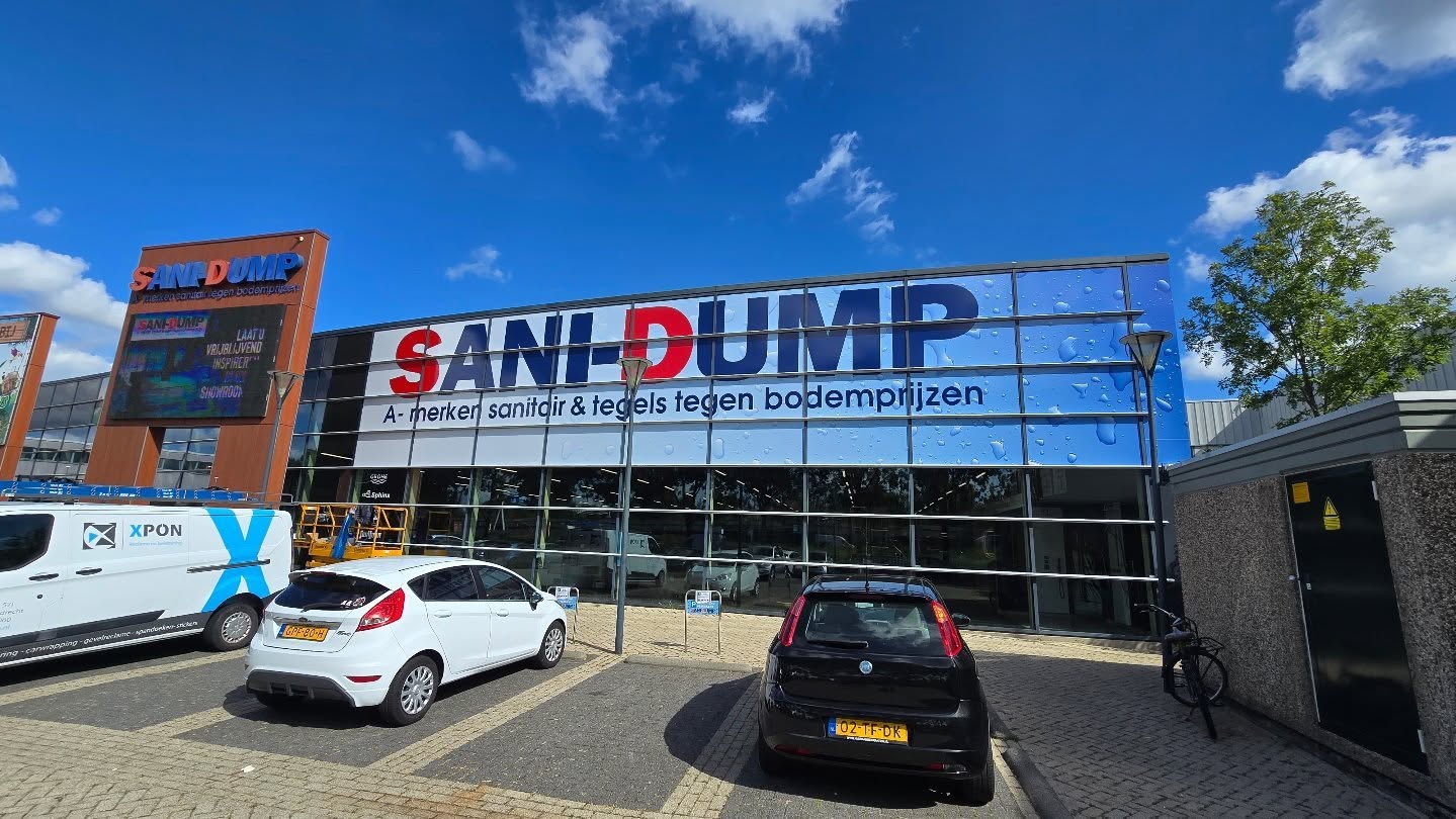 Gevelreclame Sani-Dump